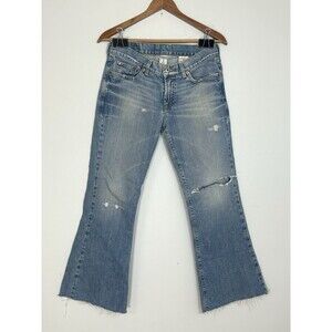 Lucky Brand Sweet N Low Bootcut Jeans Womens 6 28 Y2K Low Rise Distressed USA